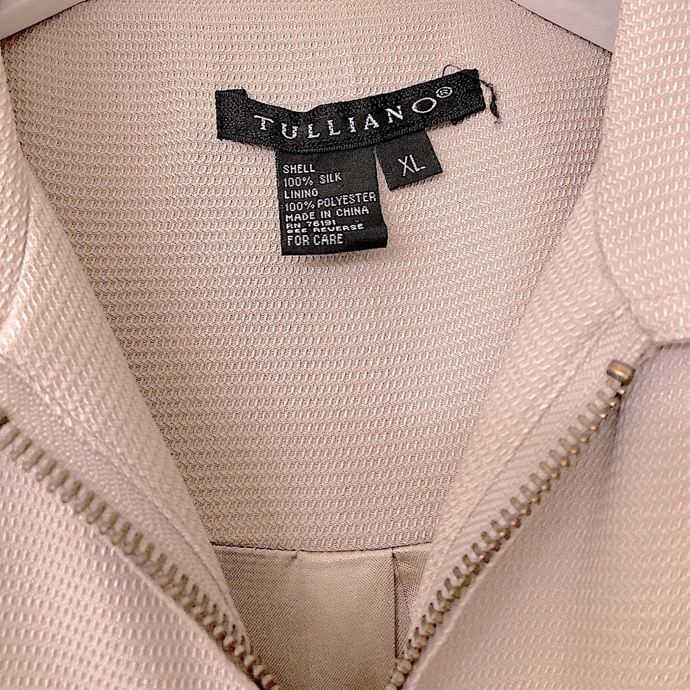 ♥️🇮🇹 TULLIANO 100% silk sports coat imported from Italy ~ Men’s Jacket ~ LBN 🇮🇹 - Picture 12 of 16